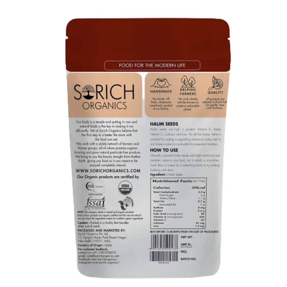 Sorich Organics Halim Seeds - Garden Cress Seeds, 400g-2.webp